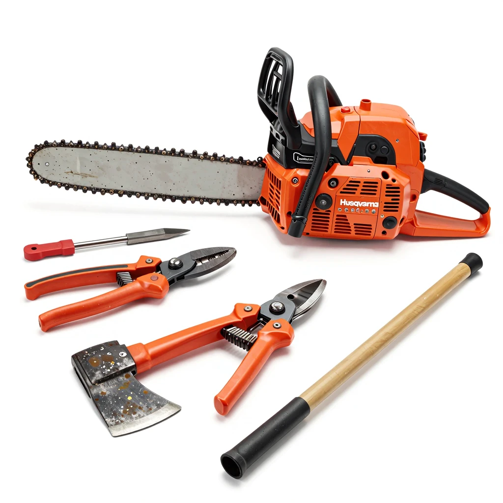 Home chainsaws and tree cutting tools